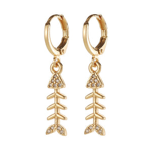 Fish Bone Hoops