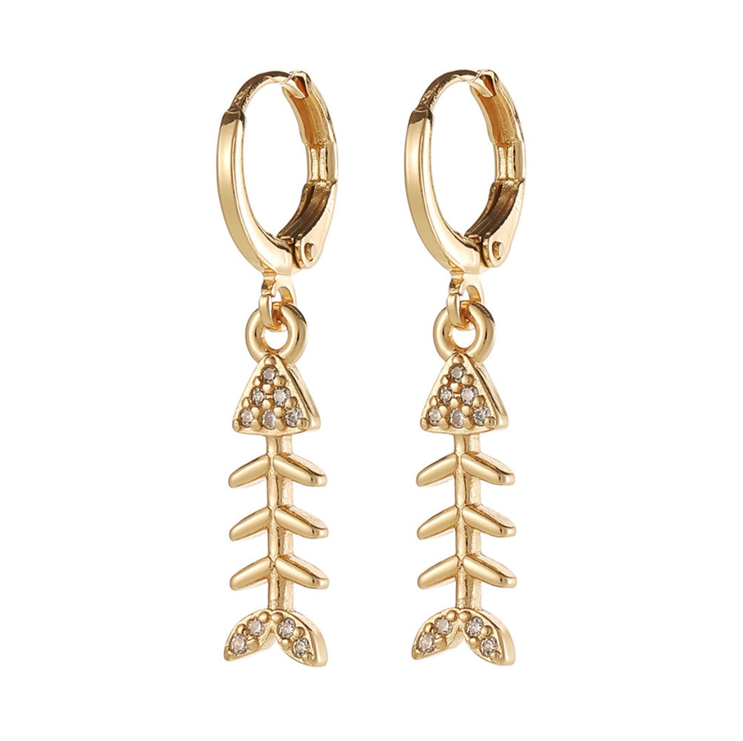 Fish Bone Hoops